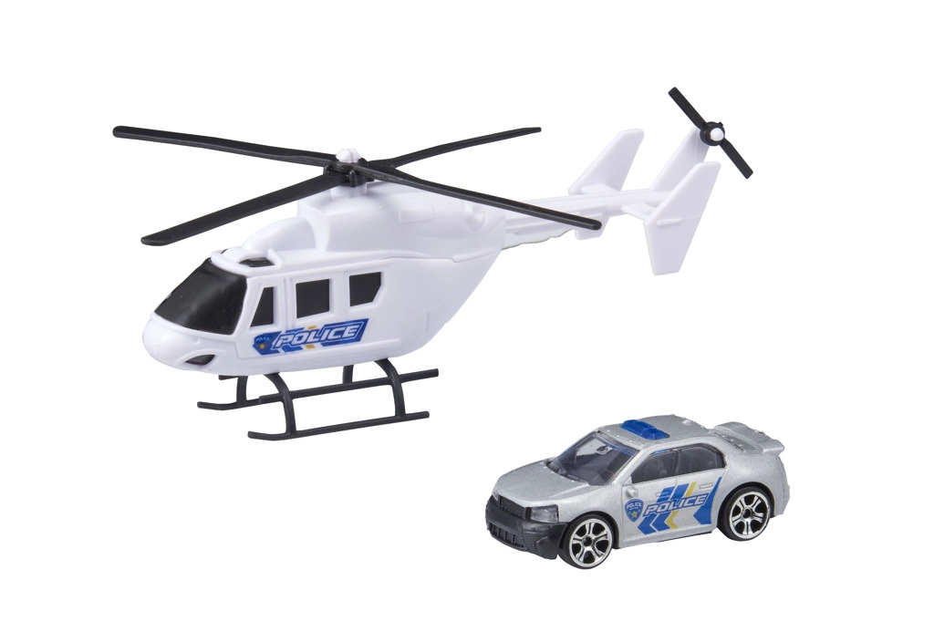 E-shop Halsall Teamsterz Helikoptéra a autíčko polície
