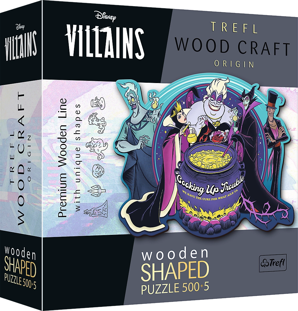 E-shop Trefl Wood Craft Origin Villains Kujeme pikle 505 dielov