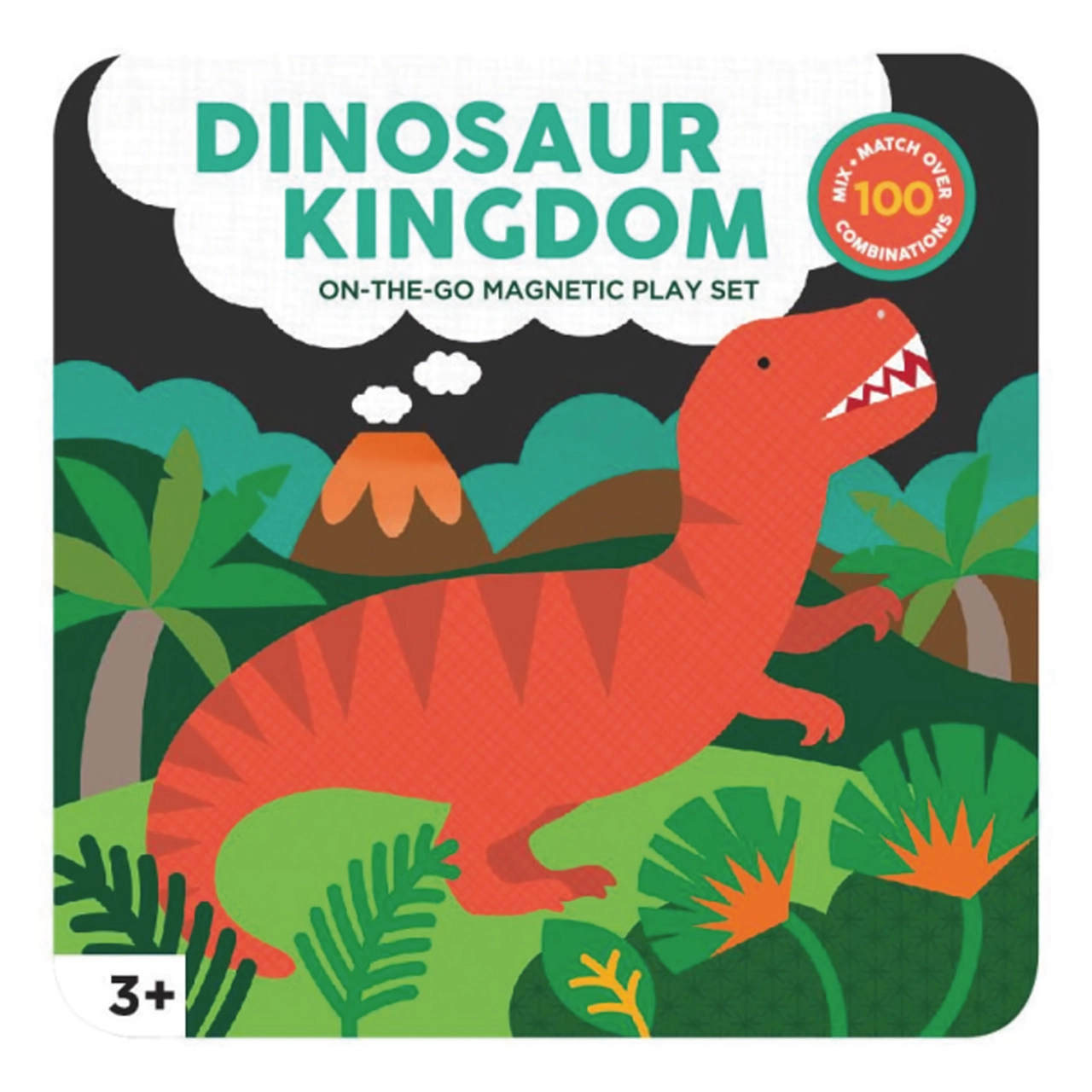 E-shop Petit Collage magnetická hracia sada dinosaury