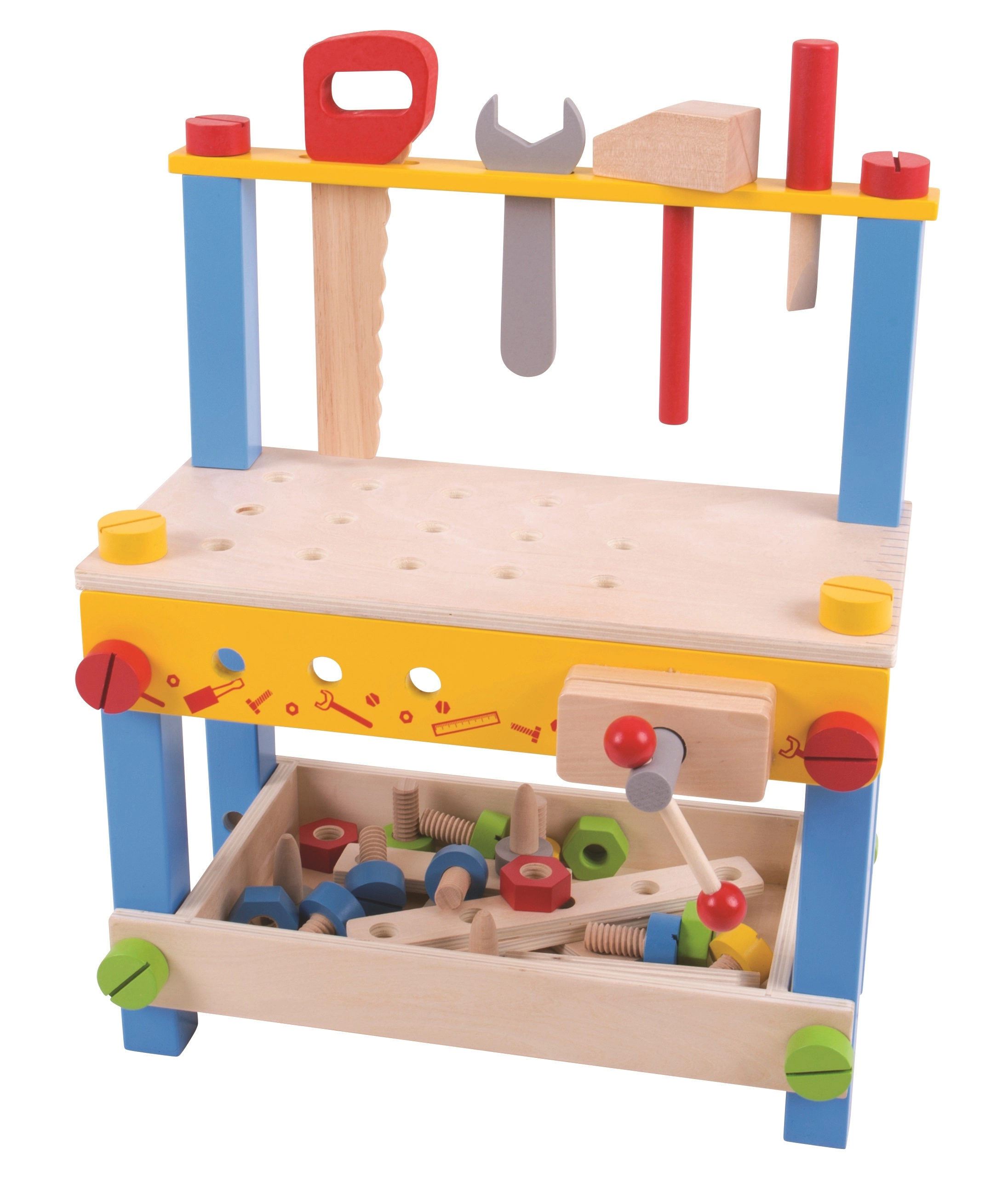Bigjigs Toys môj prvý pracovný stôl