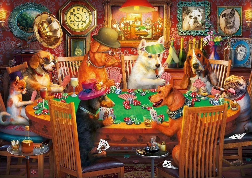 E-shop Art The Gambler Dogs 500 dielov