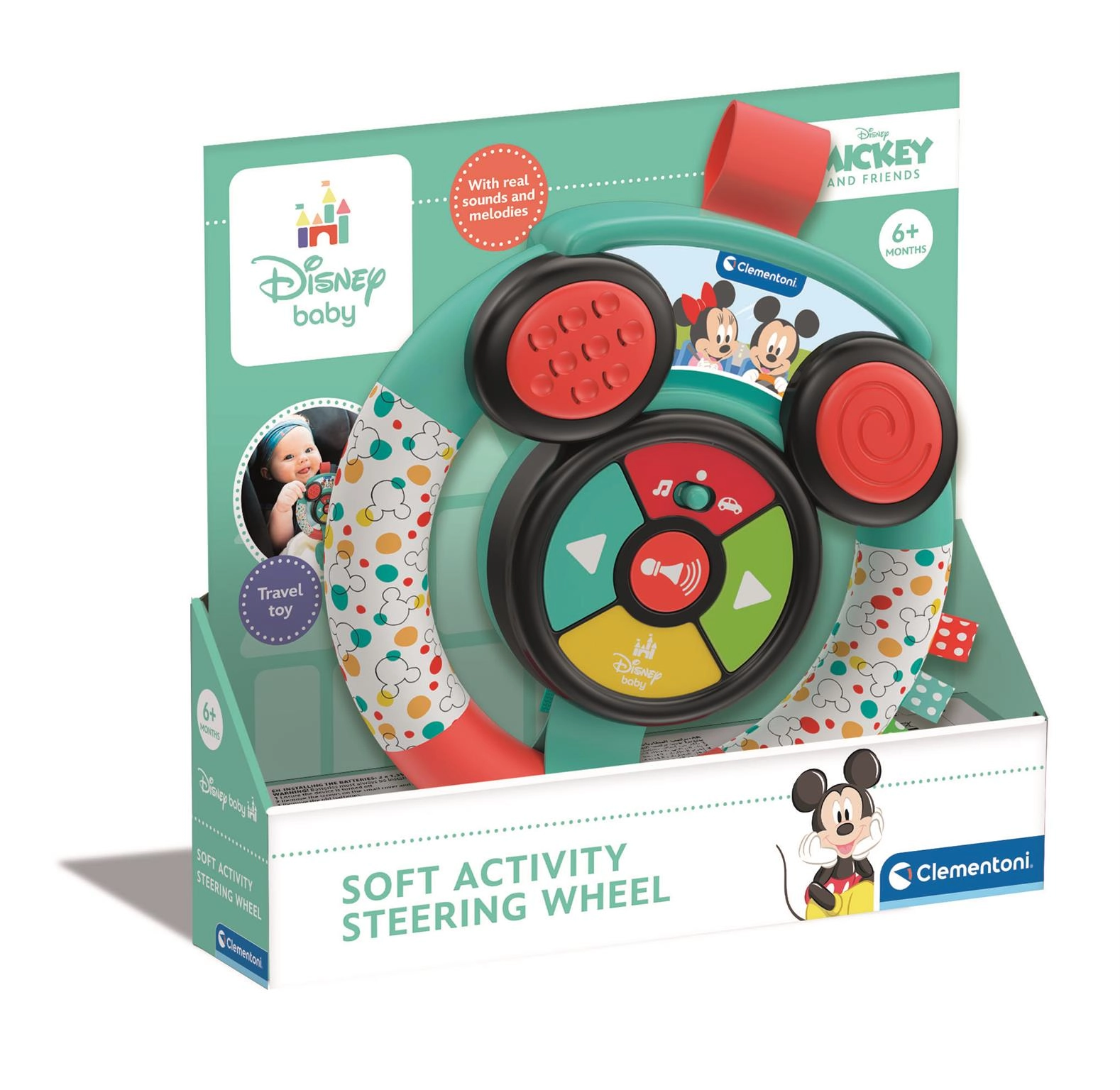 Cle Baby mäkký interaktívny volant