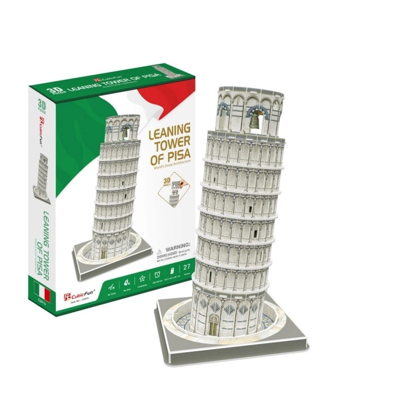 E-shop CubicFun 3D puzzle Šikmá Veža v Pise 27 ks