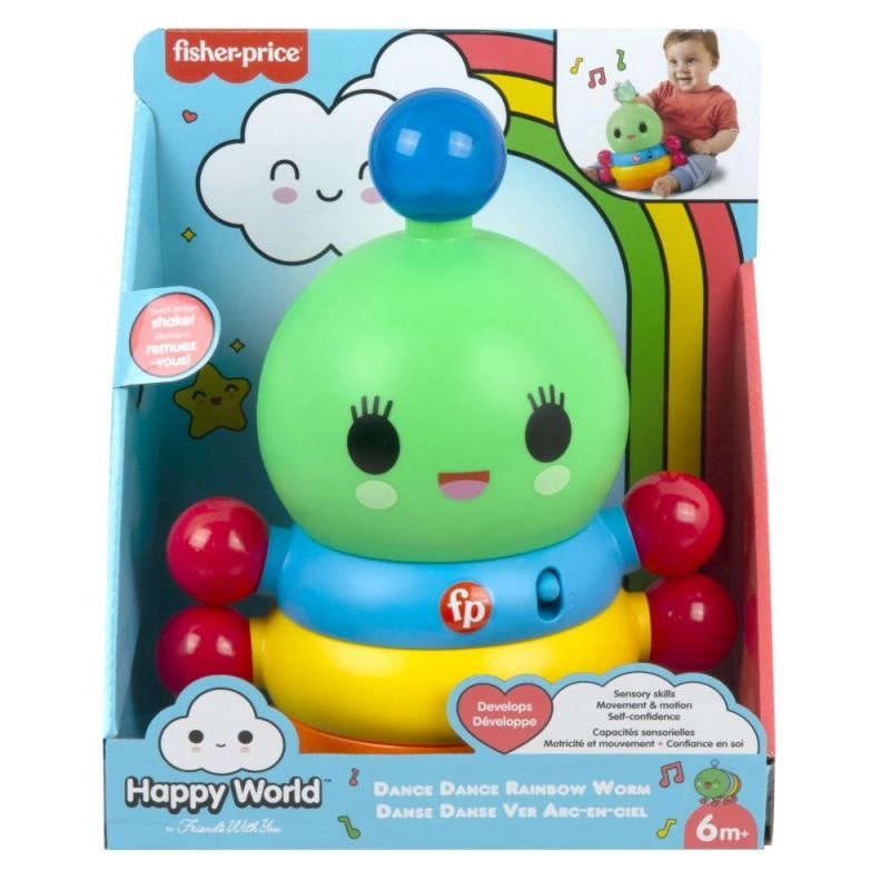 E-shop Fisher-Price Happy World tancujúci dážďovka GJW32