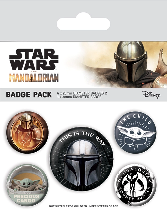 E-shop Pyramid International Sada placek Star Wars: Mandalorian This is the Way