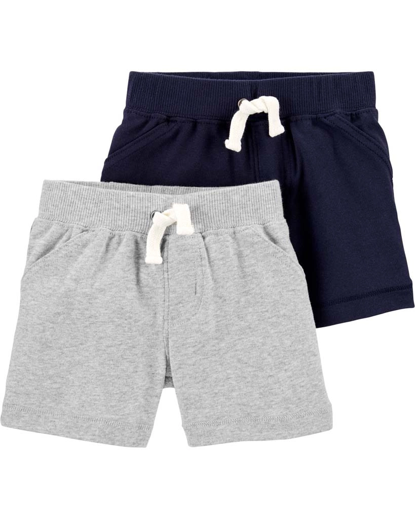 E-shop CARTER'S Nohavice krátke chlapec LBB 2ks NB