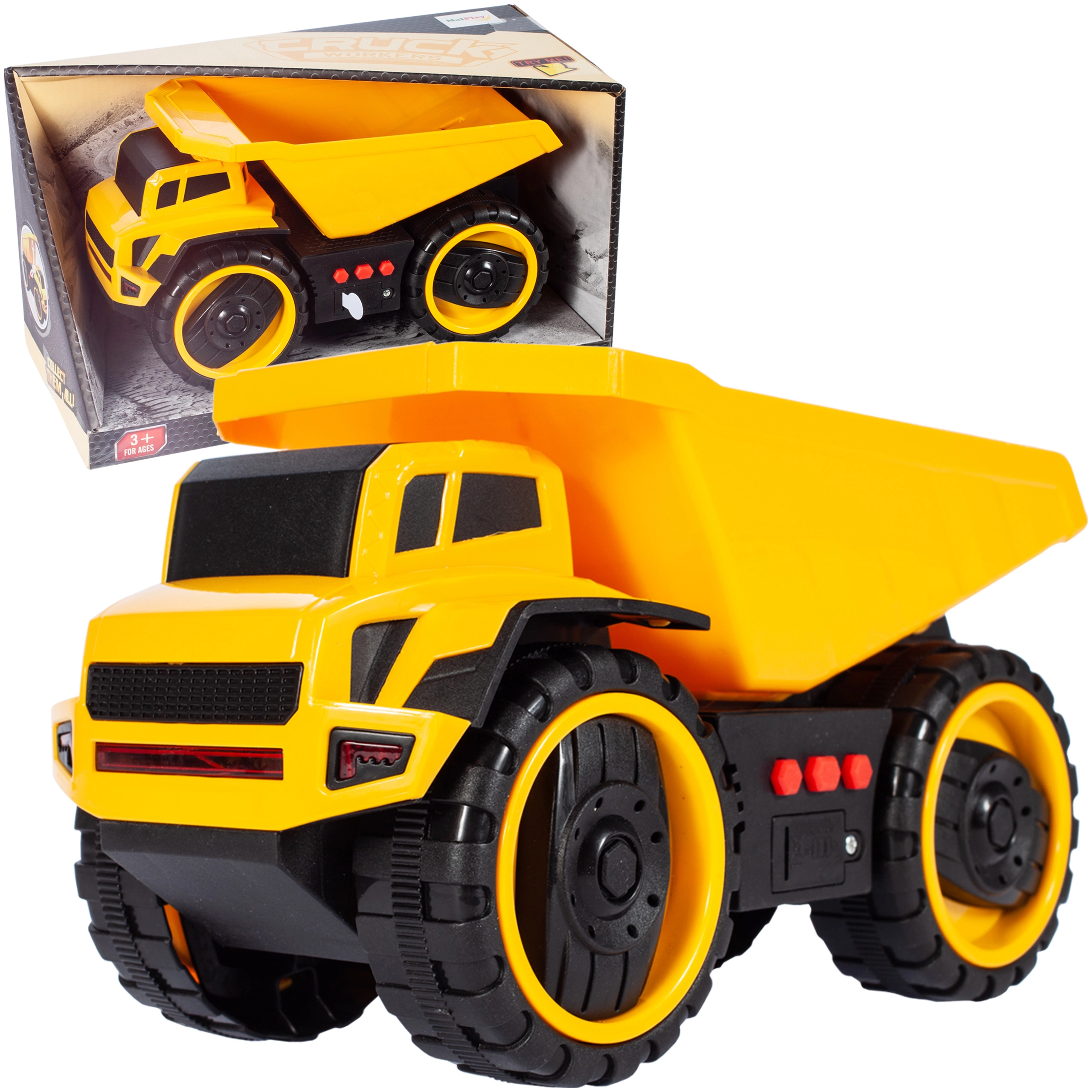 Vyklápacie nákladné auto s pohonom, svetlom a zvukom