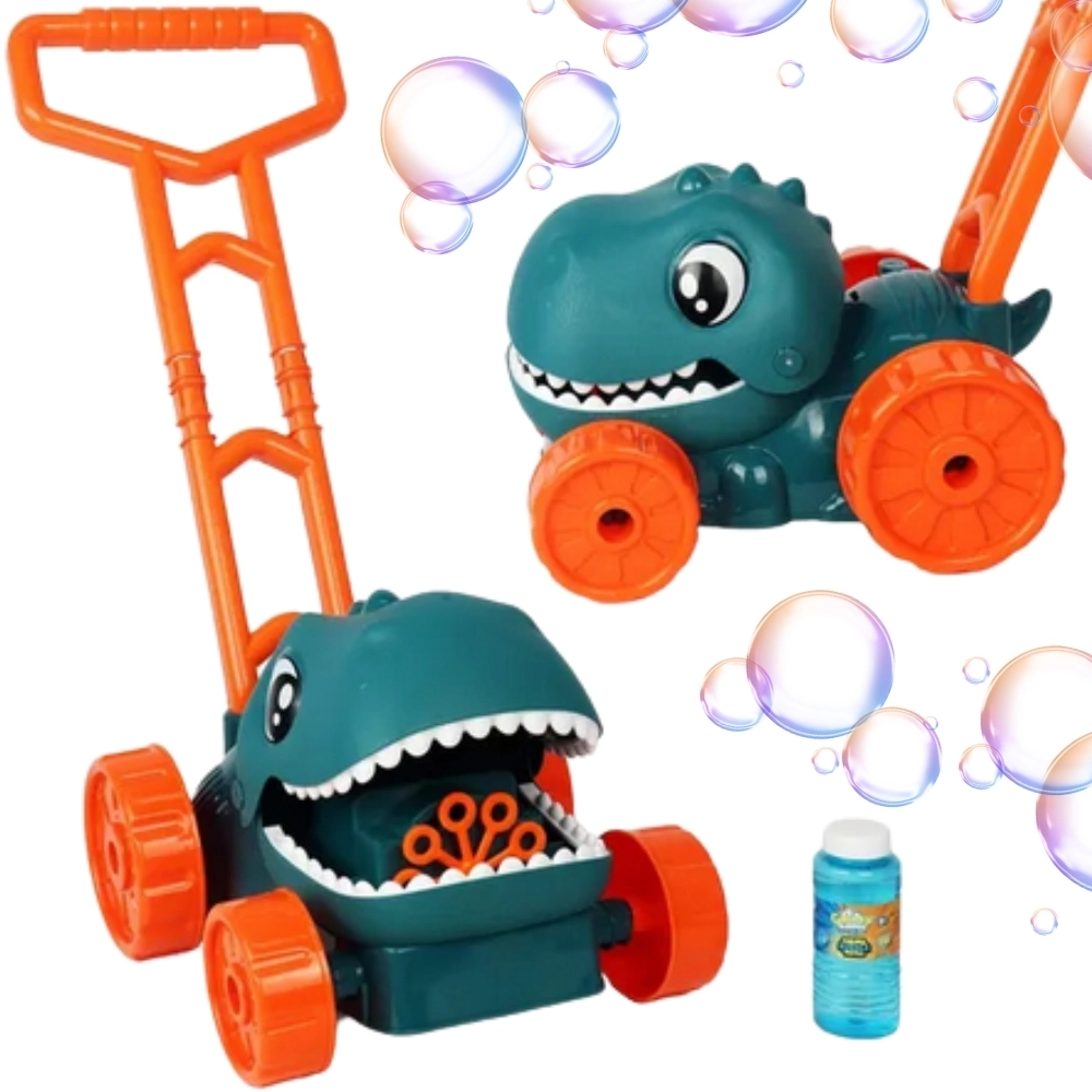 Detská hračka bublinková kosačka dinosaurus Woopie