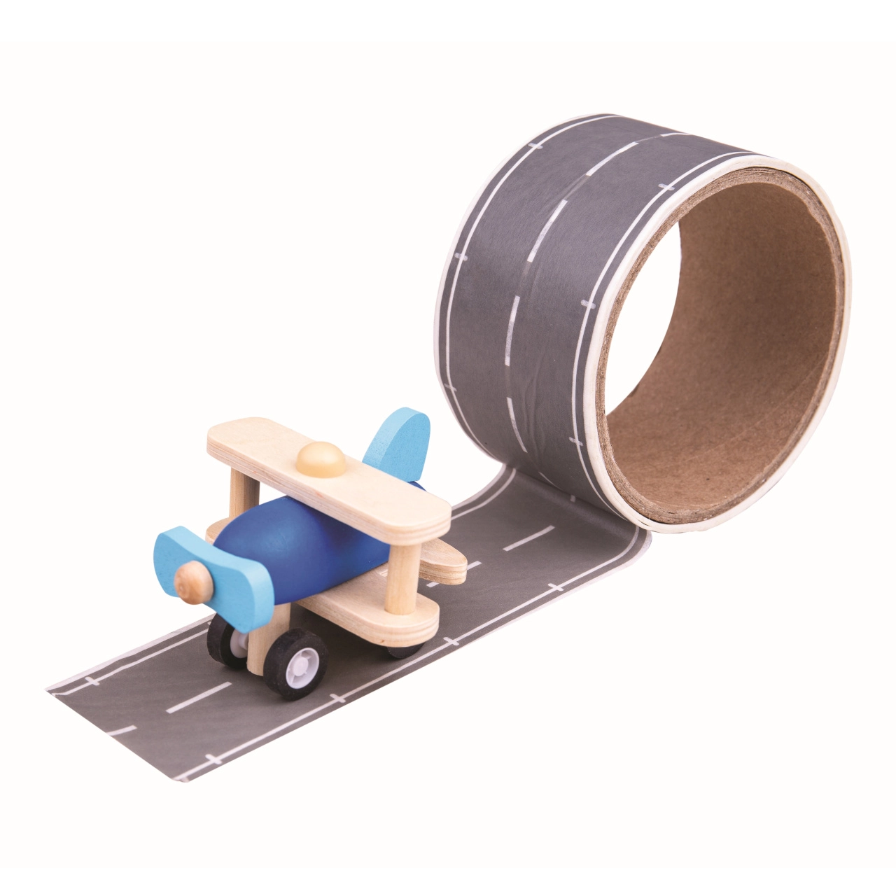 E-shop Bigjigs Lepiaca páska runway s lietadlom