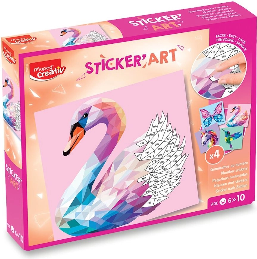 E-shop Maped kreatívna sada Sticker' Art – elegantné tvory