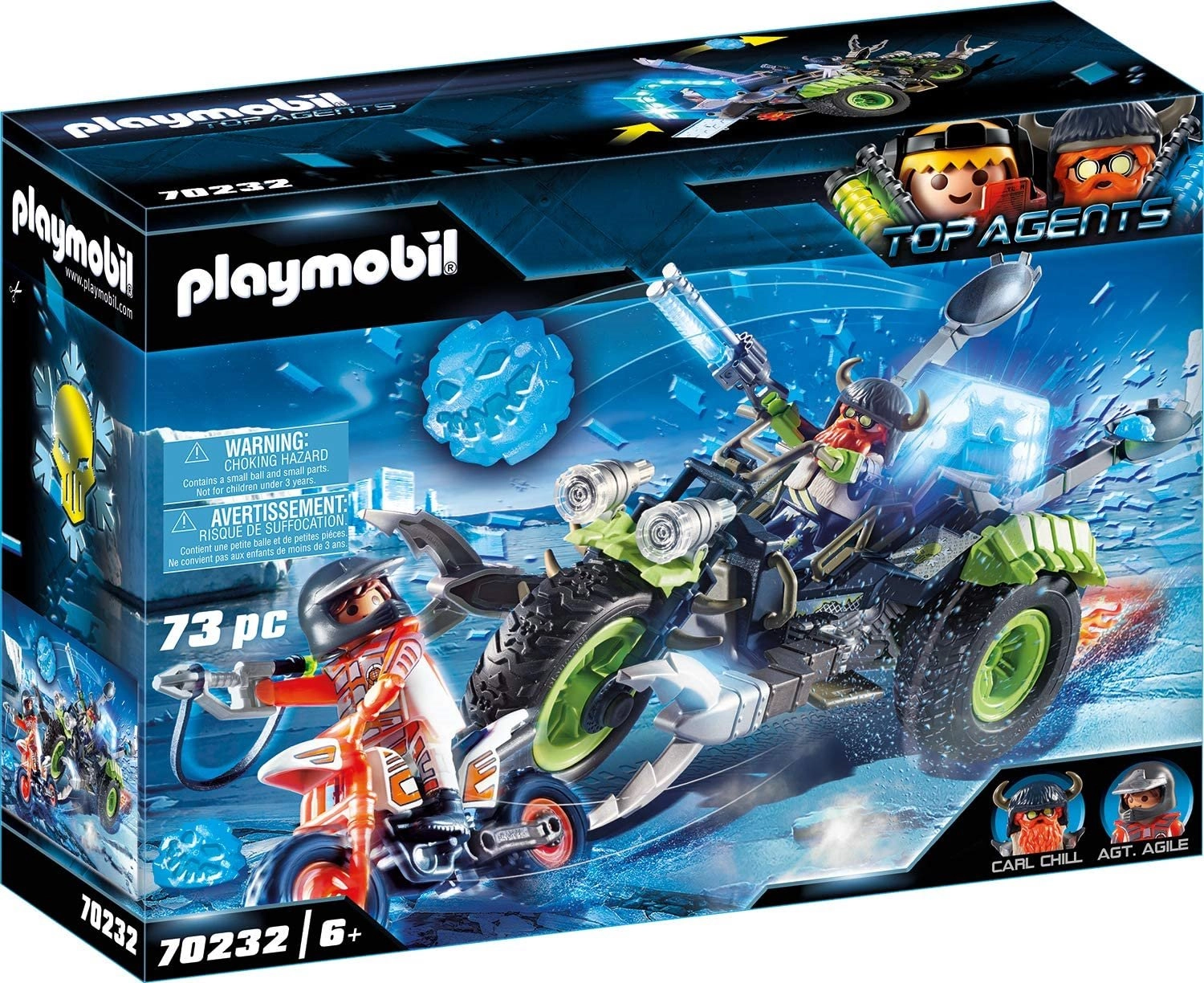 E-shop Playmobil 70232 Arctic Rebels Ledová tříkolka