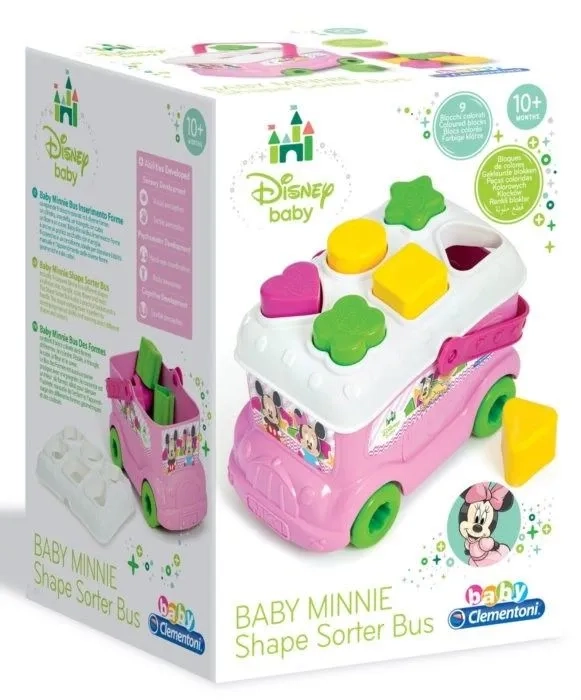 Clementoni Baby vkladajúci autobus Minnie