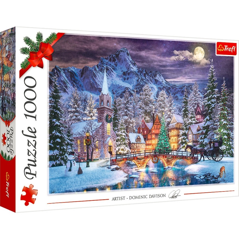 E-shop Puzzle 1000 dielikov – Vianočná atmosféra Trefl