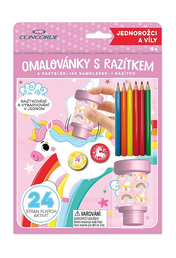 E-shop Kúzelné omaľovánky CONCORDE Jednorožce a víly