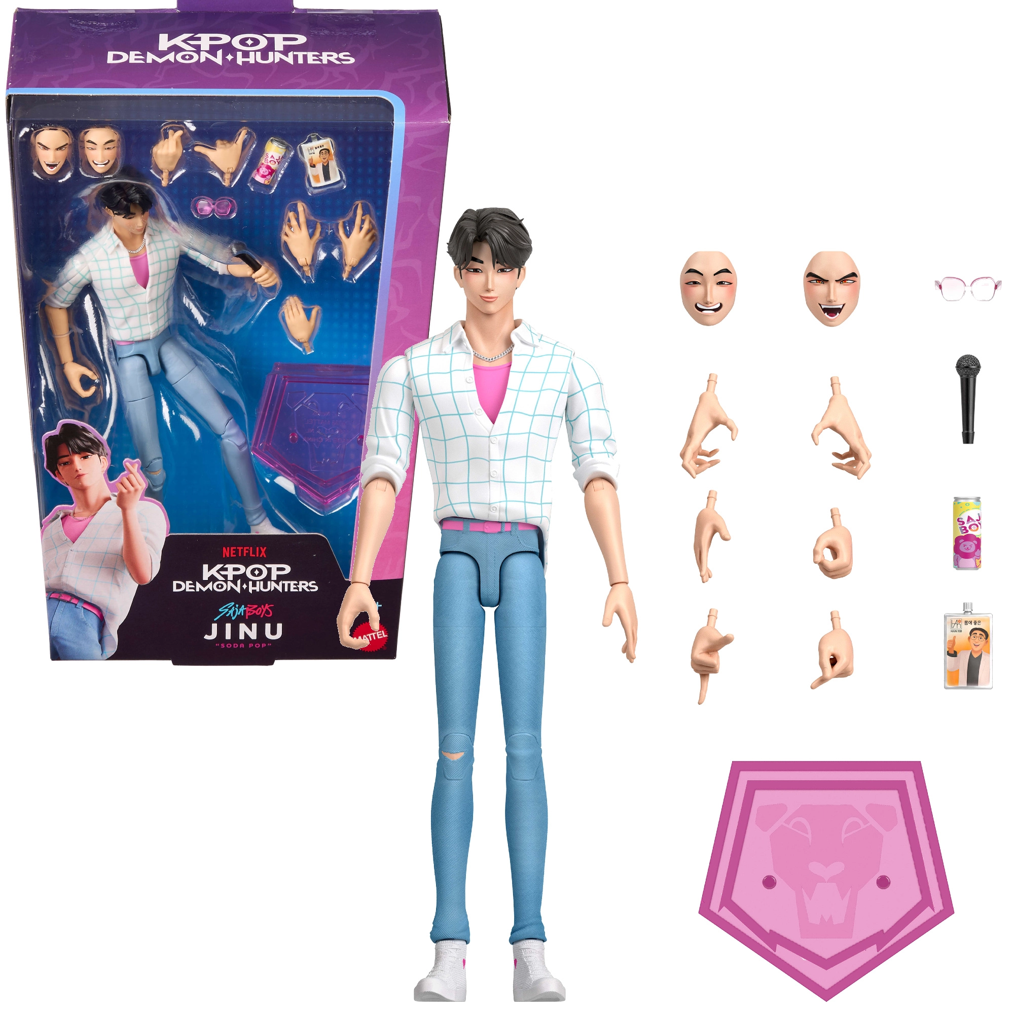 Mattel akčná figúrka Jinu K-pop Demon Hunters Saja Boys Soda Pop