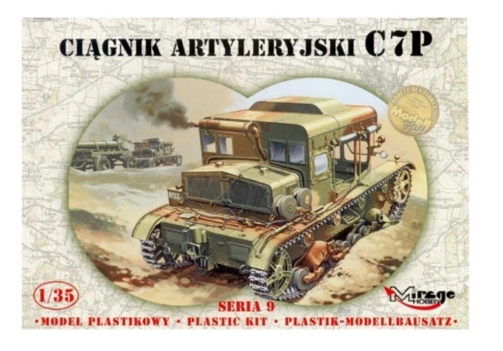 E-shop Plastový model delostreleckého traktora C7P