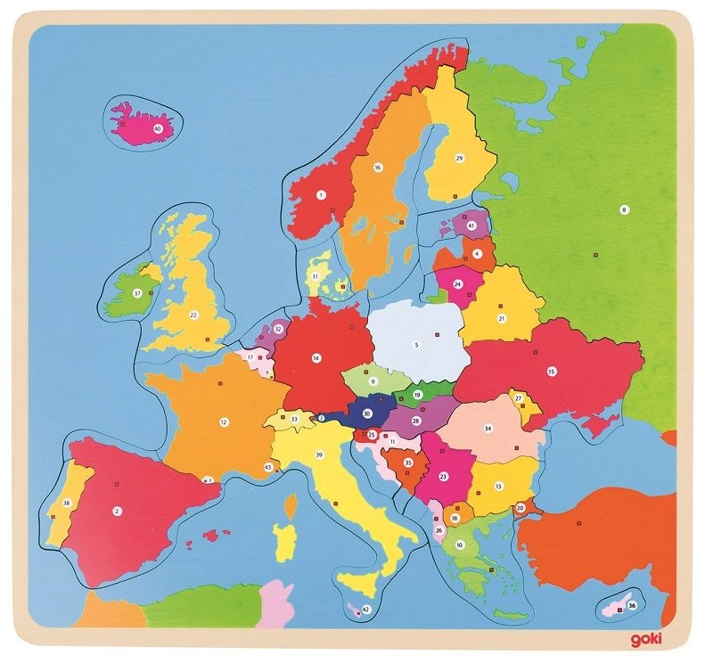 E-shop Goki mapa Európy