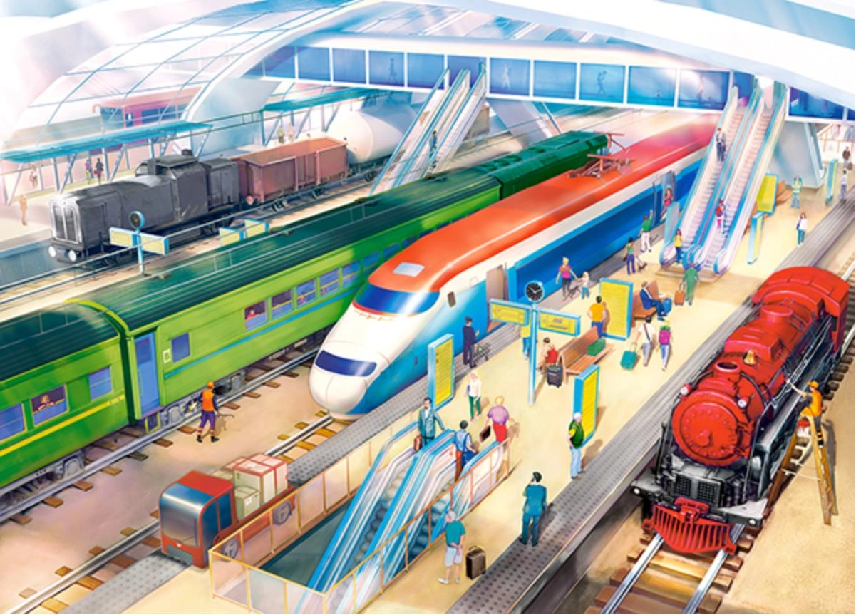 E-shop Castorland Train Station 180 dielov