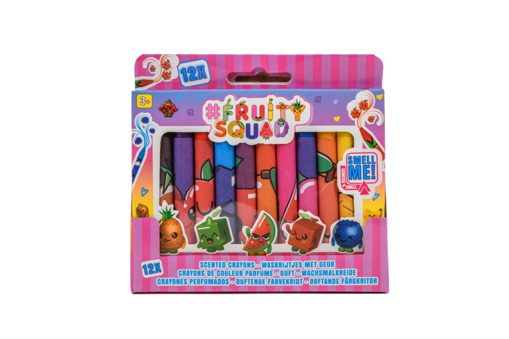 E-shop Canenco Voskovky barevné s ovocnou vůní Fruity Squad sada 12ks
