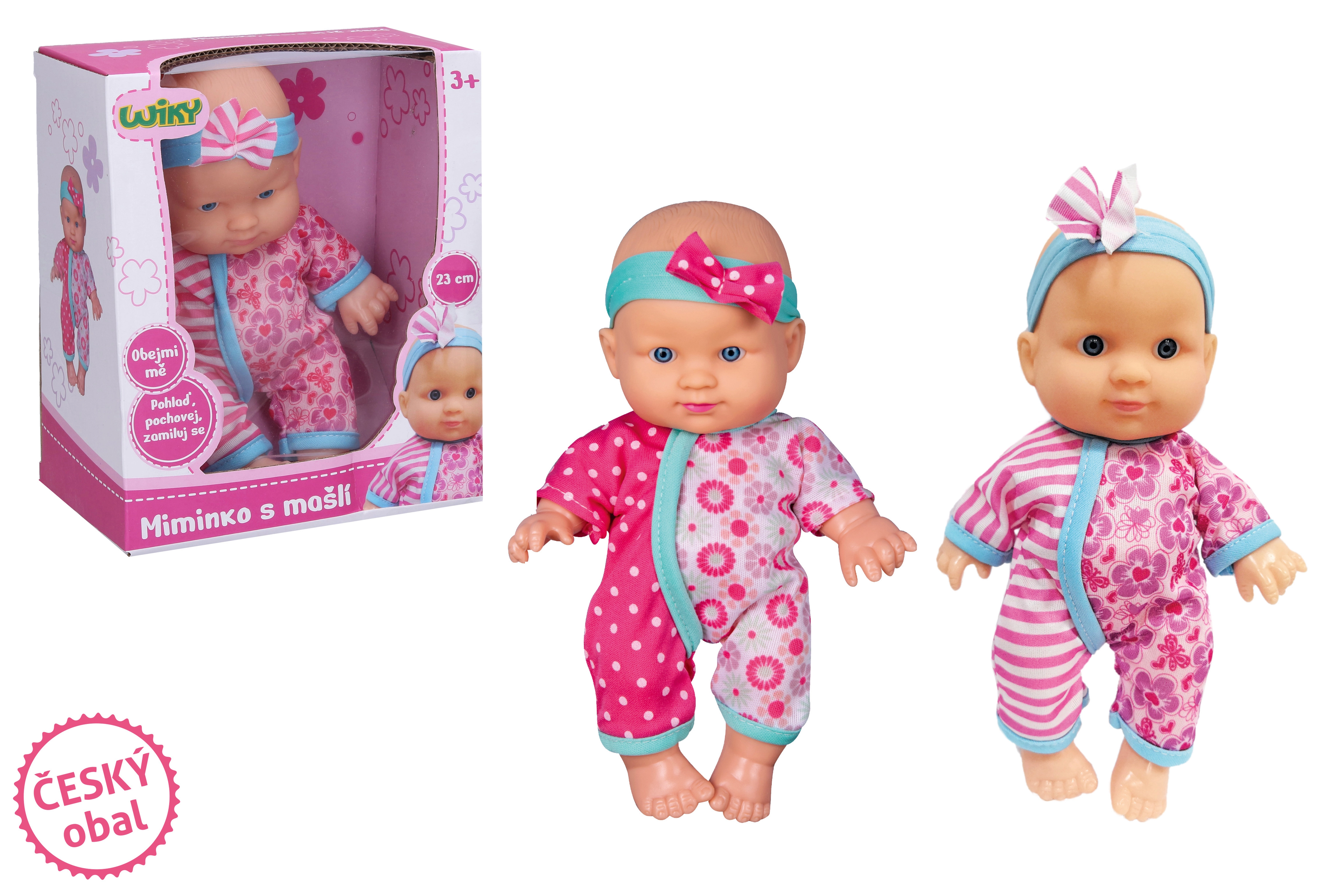 Wiky Bábätko s mašľou 22cm