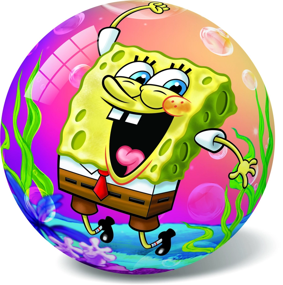 Lopta SpongeBob Kvalitná Gumená 23 cm