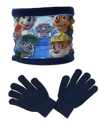 Nákrčník a rukavice Labková patrola – 1 kus
