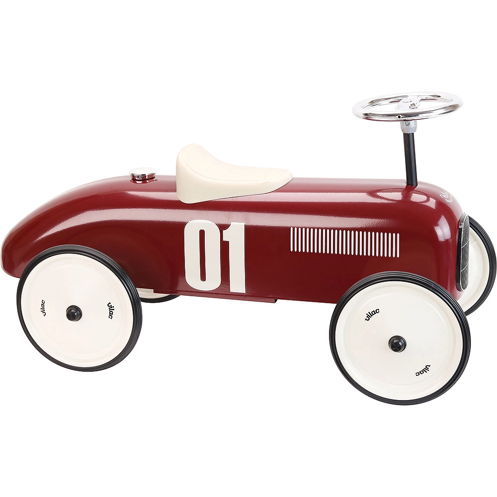 E-shop Vilac vintage kovové odrážadlo bordó