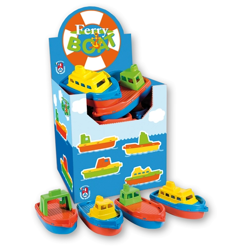 E-shop Androni Lodička do vany Rybářská loďka žlutá 30cm