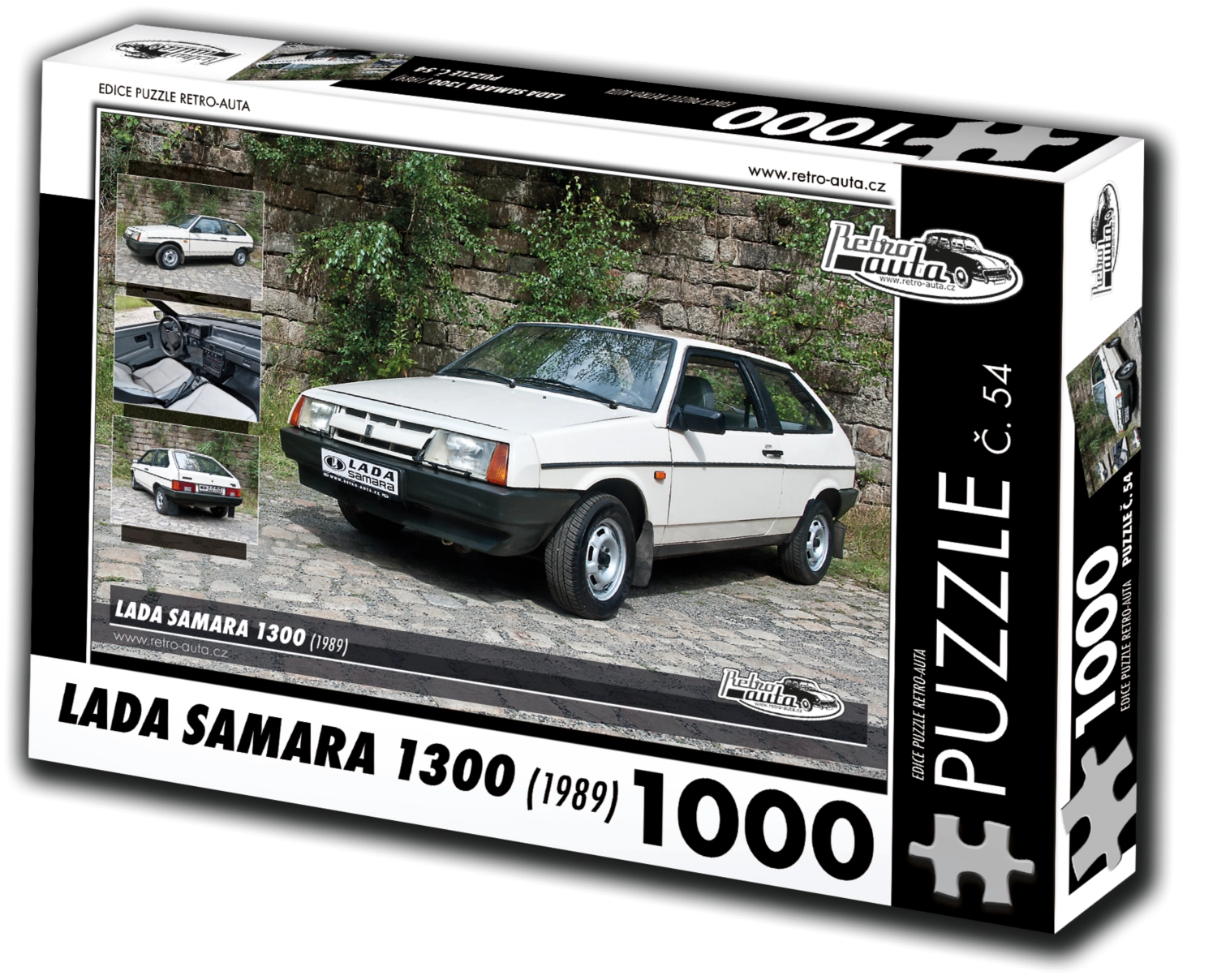 Puzzle RETRO-AUTÁ: Lada Samara 1300 z roku 1989 - 1000 dielikov