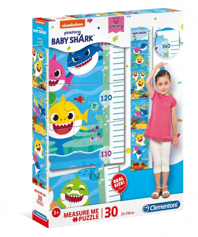 CLEMENTONI metr Baby Shark 30 dielov