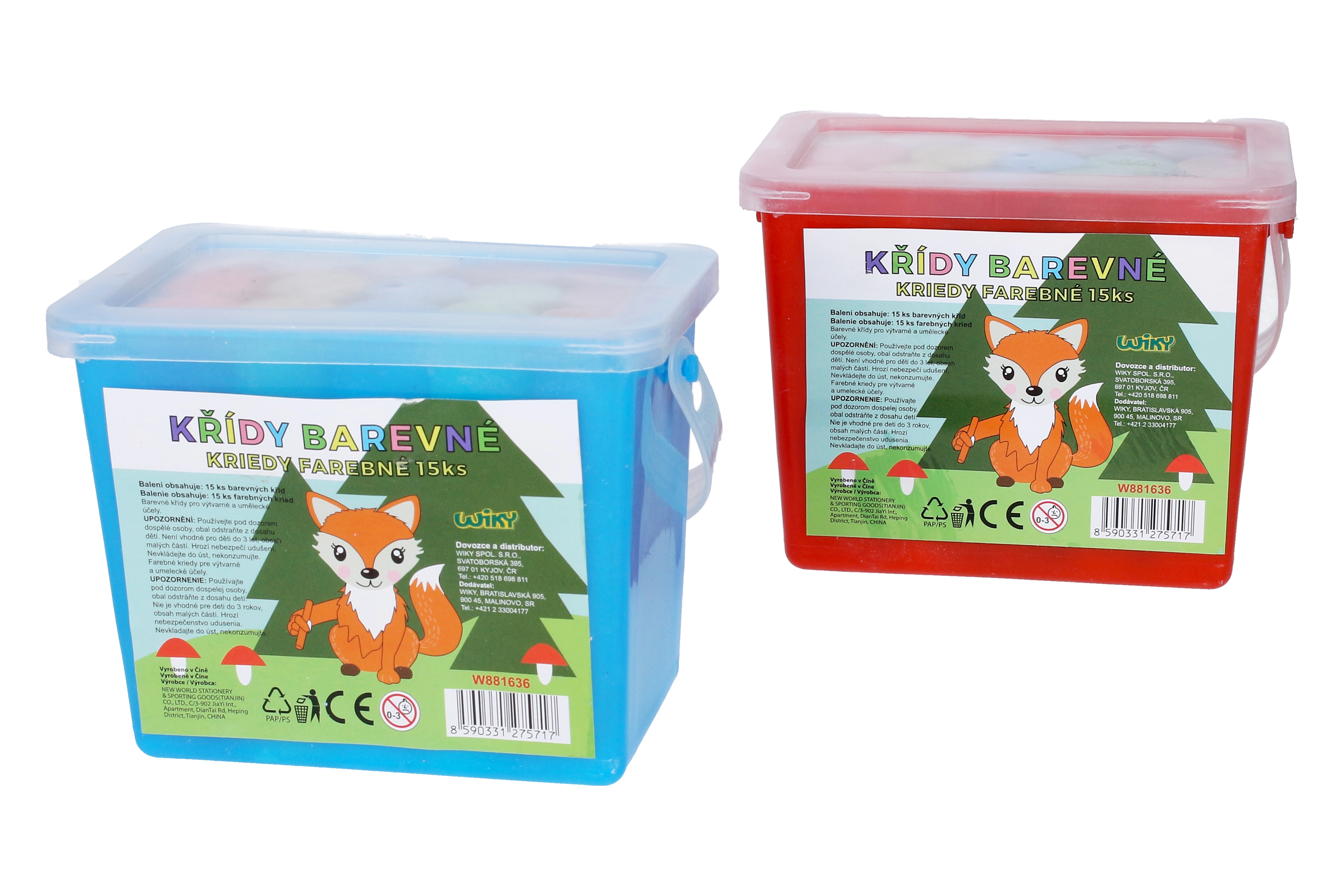 E-shop Wiky Kriedy chodníkové - 15 ks WKW881636