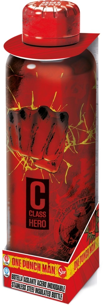 E-shop One Punch Man Nerezová fľaša 515 ml