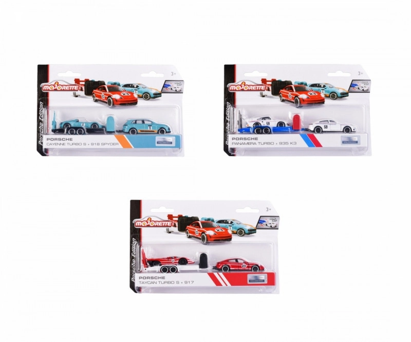 E-shop Majorette Porsche s prívesom mix