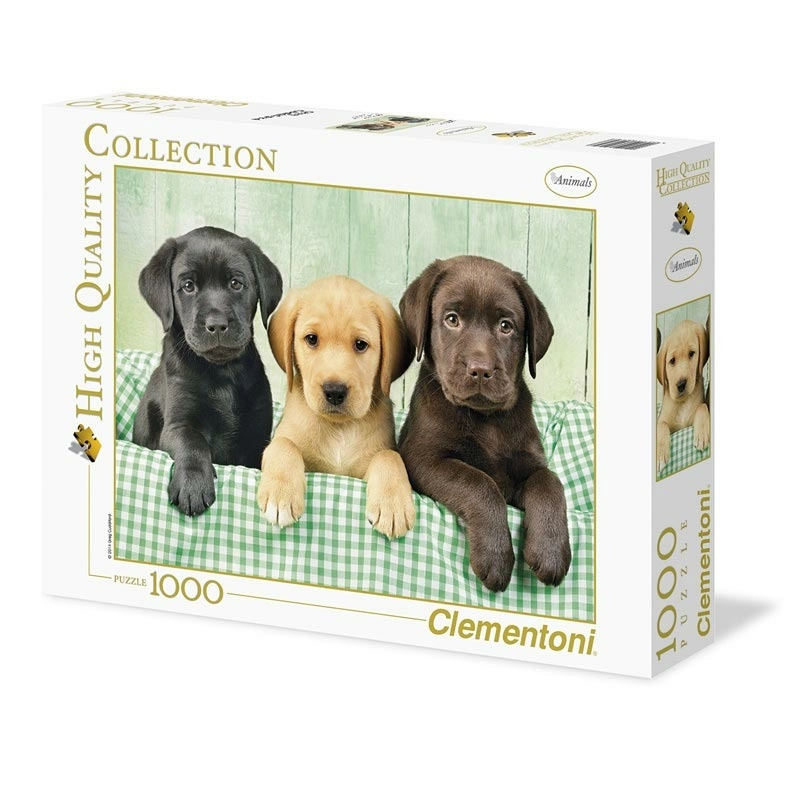 E-shop Clementoni Tři labradoři 1000 dielov