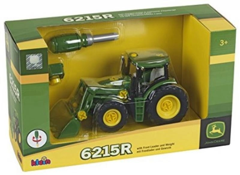 E-shop Klein Theo3903 Traktor John Deere s predným nakladačom a závažím