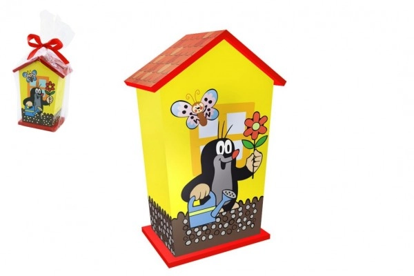 E-shop Rappa Pokladnička Krtko drevená 13cm