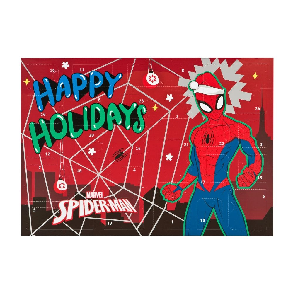 Adventný kalendár SPIDER-MAN s kreatívnymi prekvapeniami