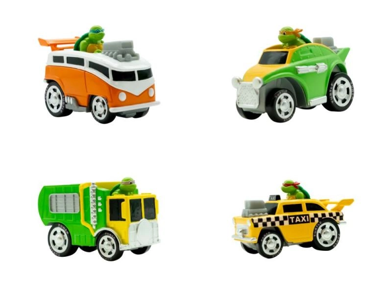 E-shop Kovové autíčka Ninja korytnačky 1:64
