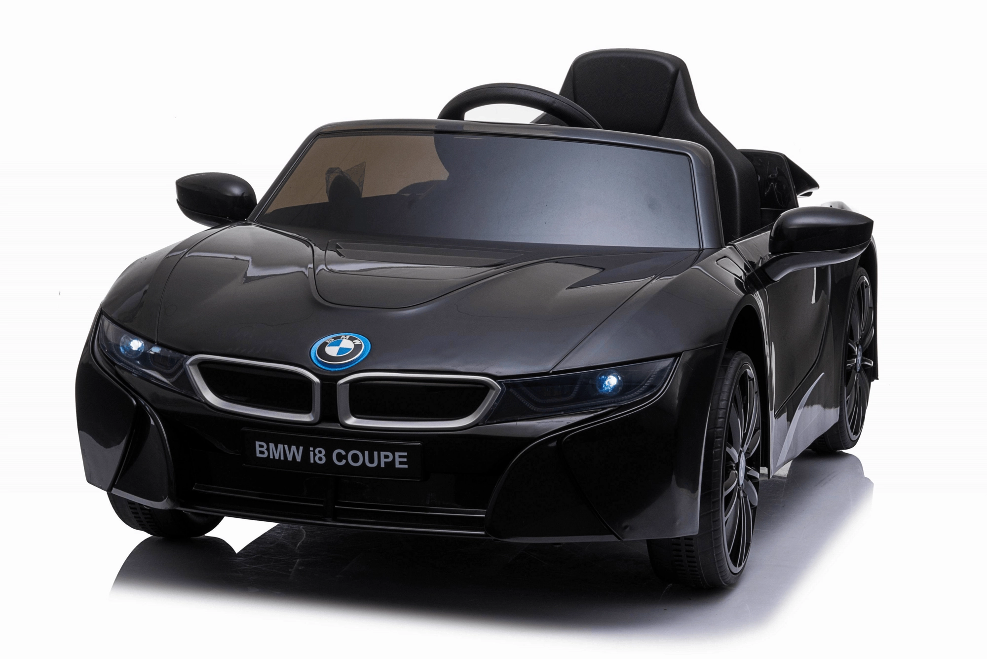 Detské elektrické autíčko BMW i8, čierne, 12 V