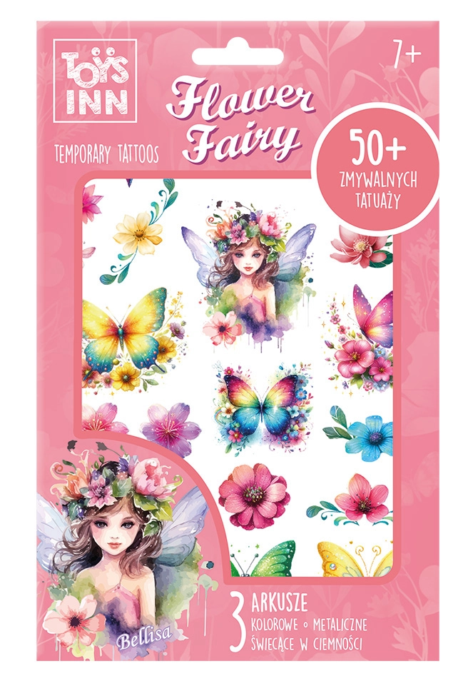E-shop Dočasné tetovanie Flower Fairy Bellisa STNUX