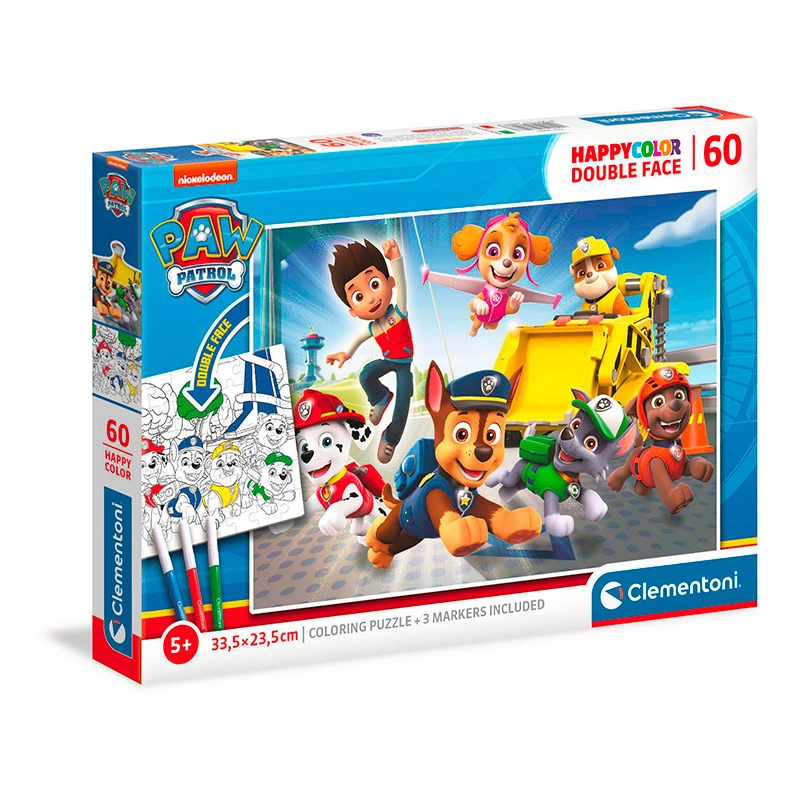 E-shop Puzzle 60 dielikov Double face Paw Patrol
