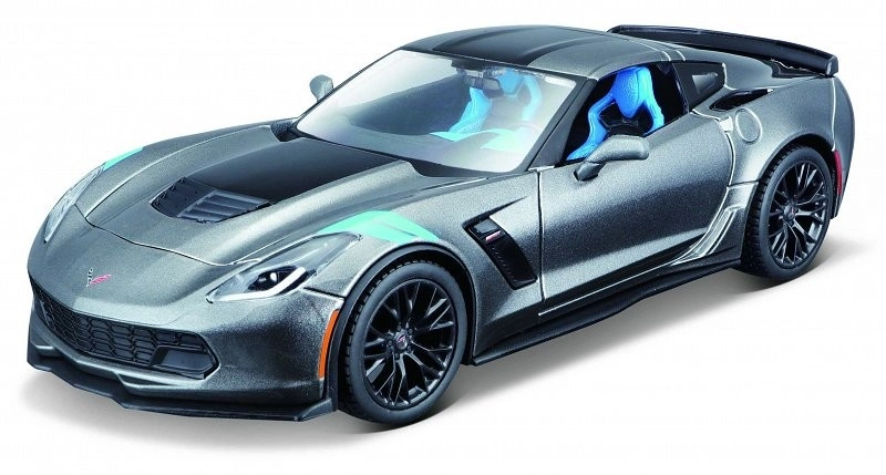Maisto Kit Corvette Grand Sport Šedá 1:24