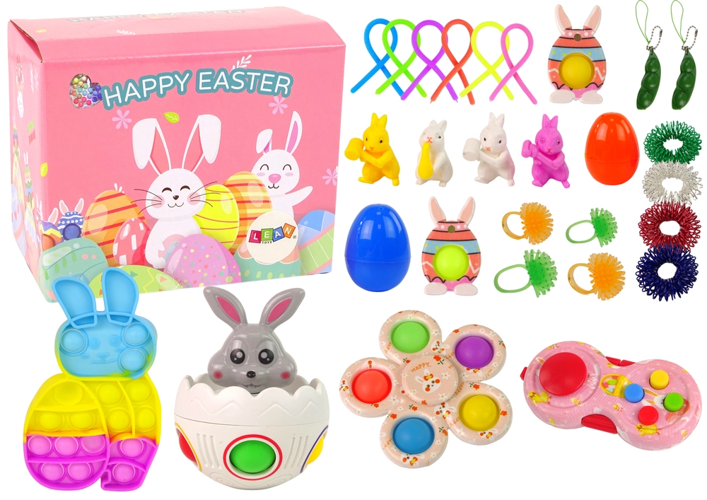 E-shop Lean Toys Súprava veľkonočných vajíčok s prekvapeniami