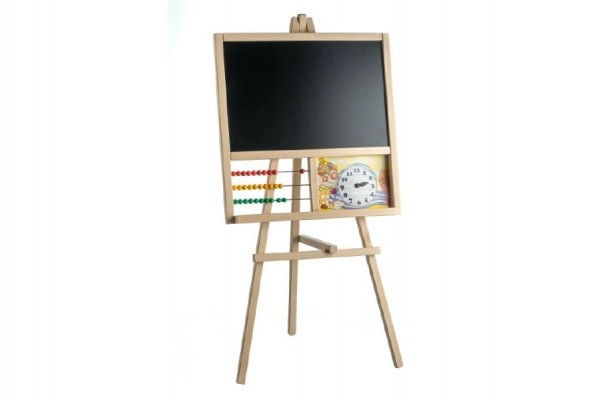 E-shop Teddies Tabule stojanová s počítadlem dřevo 45x89 cm