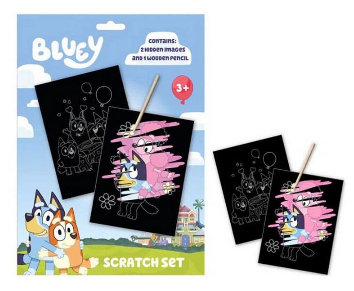 E-shop Vydrapávacie obrázky BLUEY – kreatívna sada