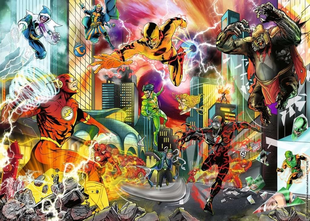 E-shop Ravensburger puzzle DC Comics: Flash 1000 dielikov