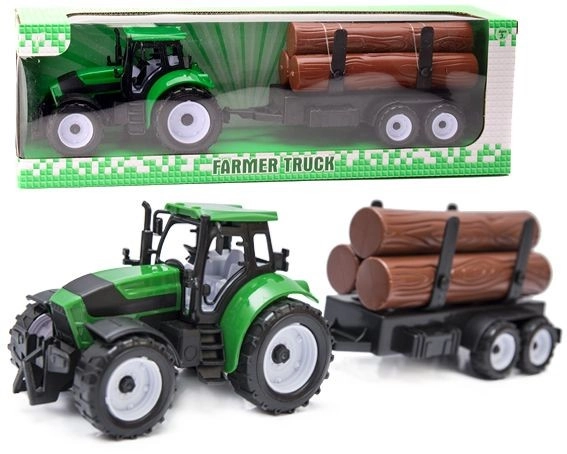 Traktor s prívesom - 1 kus