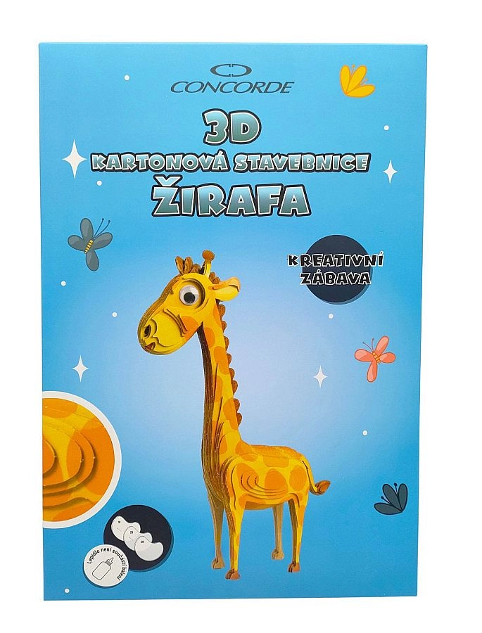 E-shop 3D kartónová stavebnica žirafy