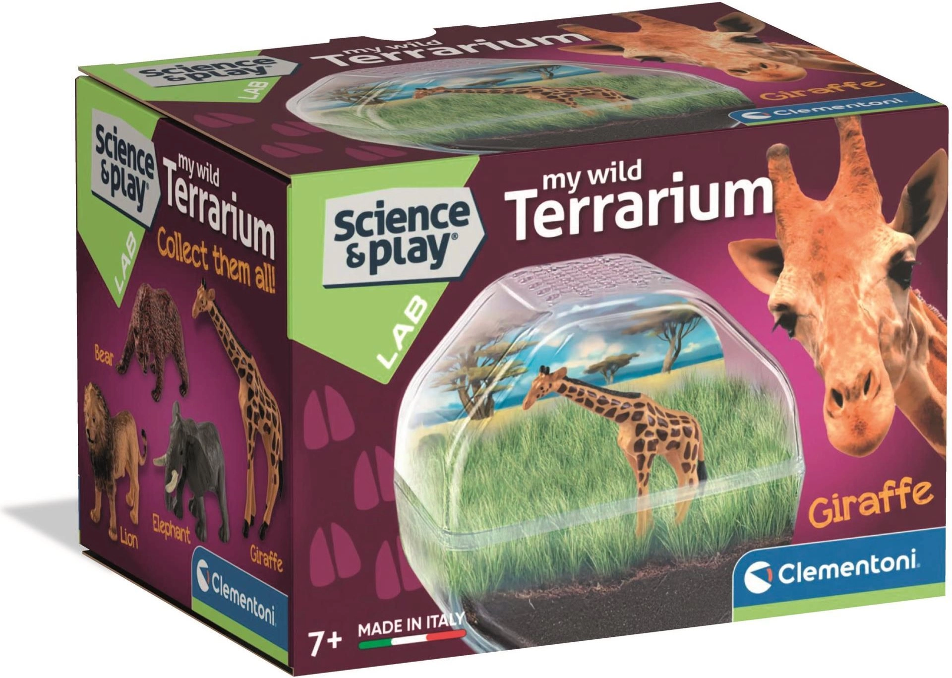 Mini terárium so žirafou CLEMENTONI