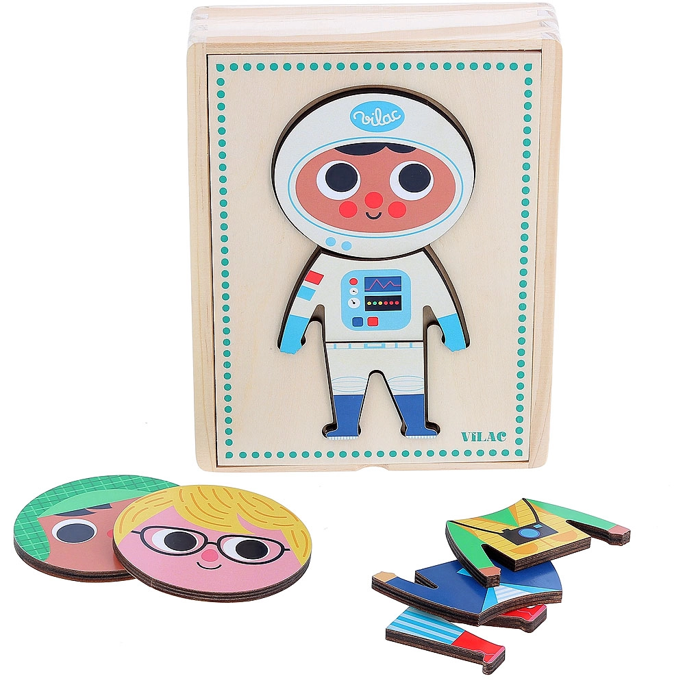 E-shop Vilac obliekačka puzzle Jules